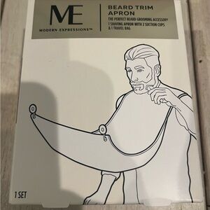 Expressions Beard Trim Apron - White